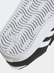 adidas Black VL Court 3.0 Hook and Loop Trainers - Image 9 of 9