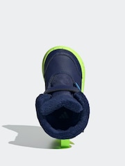 adidas Dark Blue Winterplay Trainers - Image 5 of 8