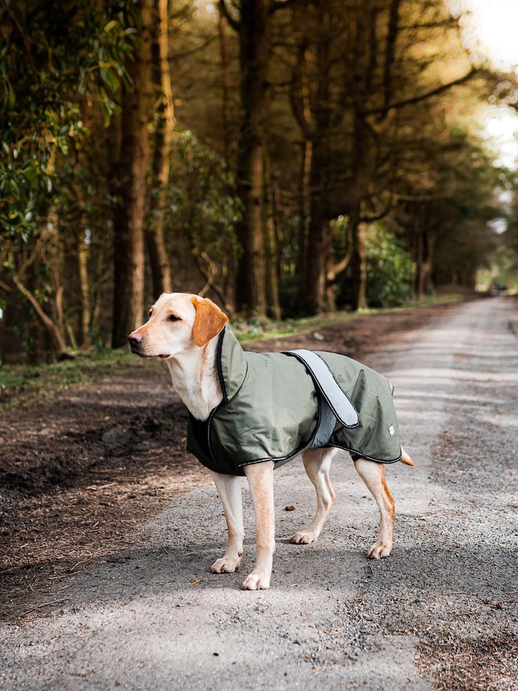 Danish Designs Khaki Green 2-In-1 Ultimate Dog Coat - Image 2 of 5