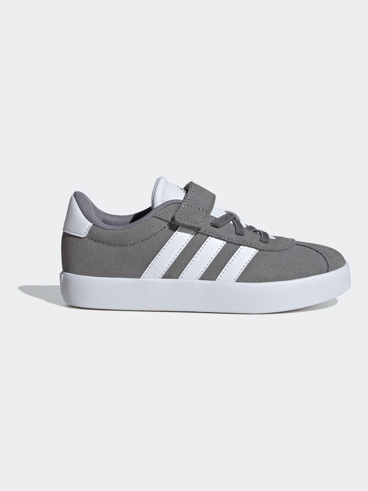 adidas Grey Kids VL Court 3.0 Trainers - Image 1 of 8 adidas Grey Kids VL Court 3.0 Trainers - Image 1 of 8