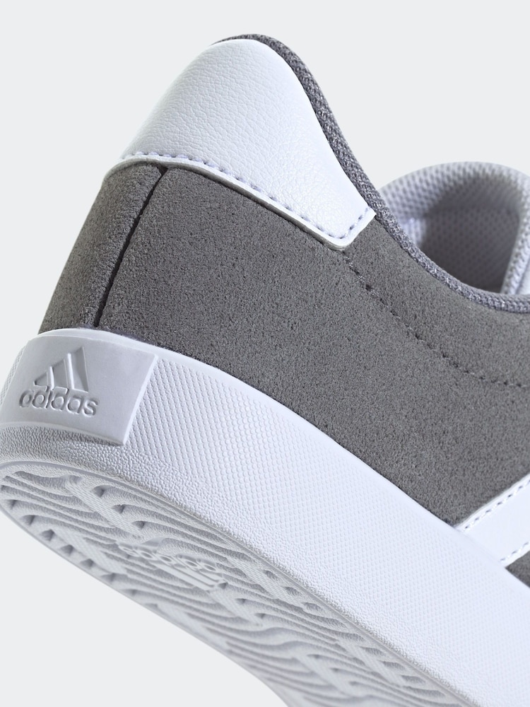 adidas Grey Kids VL Court 3.0 Trainers - Image 8 of 8 adidas Grey Kids VL Court 3.0 Trainers - Image 8 of 8