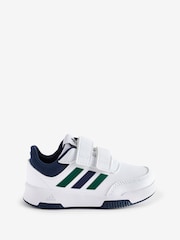 adidas White/Green/Blue White/Pink Tensaur Sport Hook and Loop Trainers - Image 1 of 13