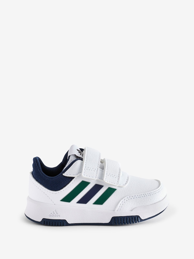 adidas White/Green/Blue White/Pink Tensaur Sport Hook and Loop Trainers - Image 1 of 13