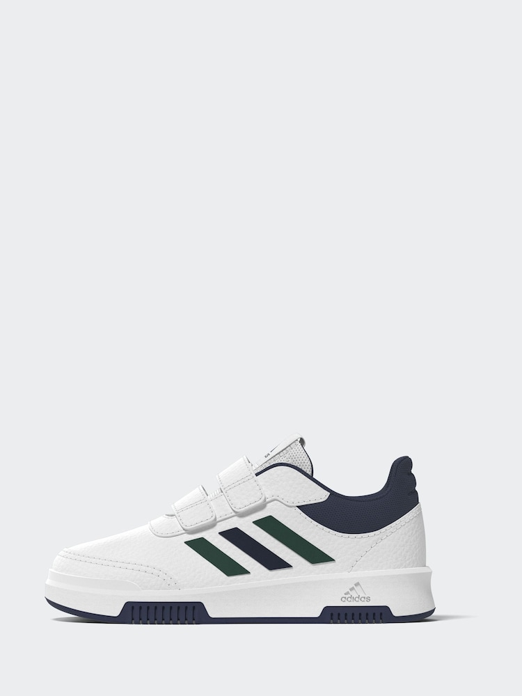 adidas White/Green/Blue White/Pink Tensaur Sport Hook and Loop Trainers - Image 2 of 13