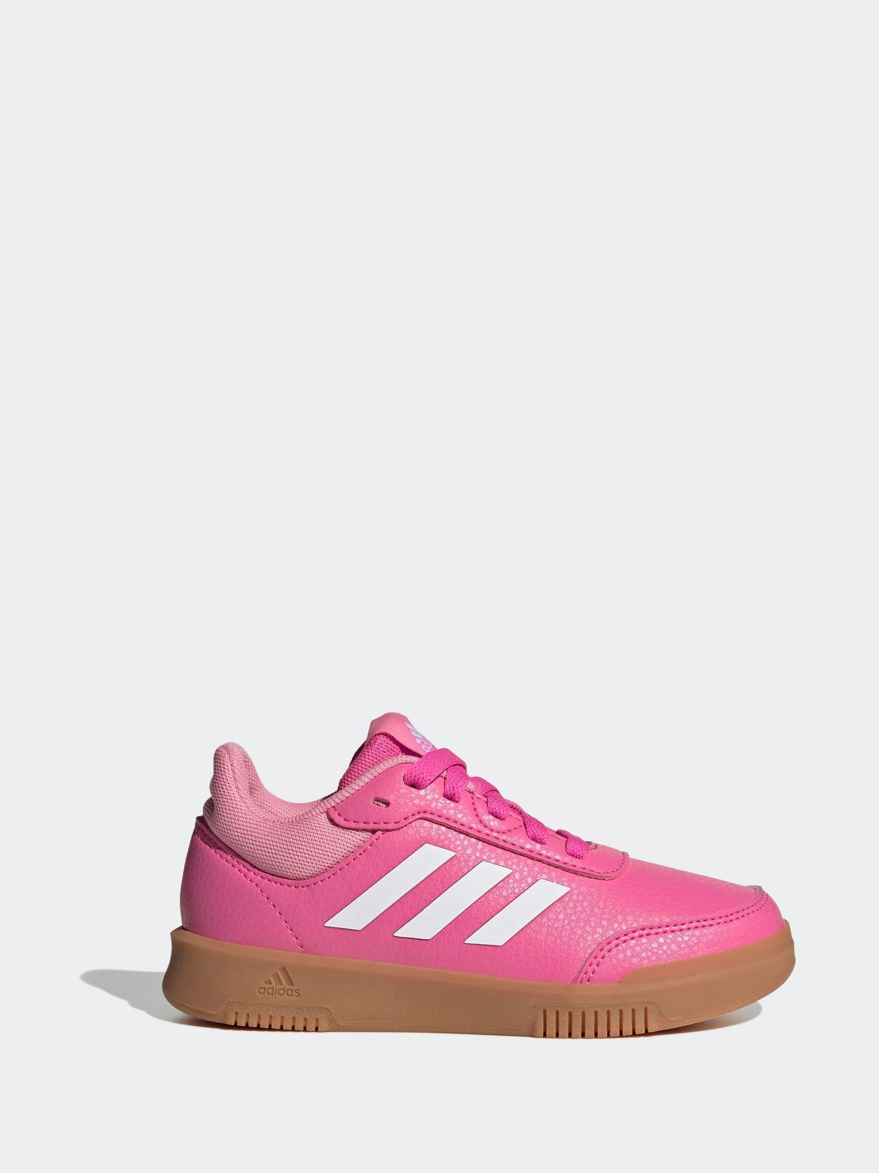 Tan and pink adidas 2025