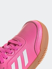 adidas Originals Pink/Tan Black Tensaur Sport Lace Up Trainers - Image 7 of 8