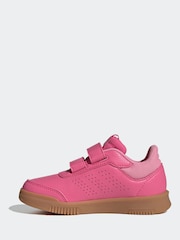 Adidas Pink/Tan Hook and Loop Tensaur Sport Trainers - Image 2 of 8