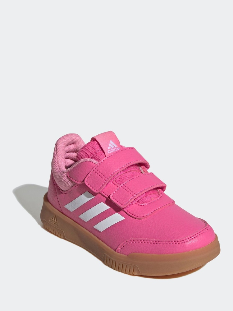 Roze/lichtbruin - Adidas Hook and Loop Tensaur Sport Trainers - Image 3 of 8