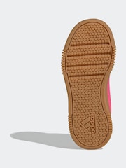 Adidas Pink/Tan Hook and Loop Tensaur Sport Trainers - Image 6 of 8