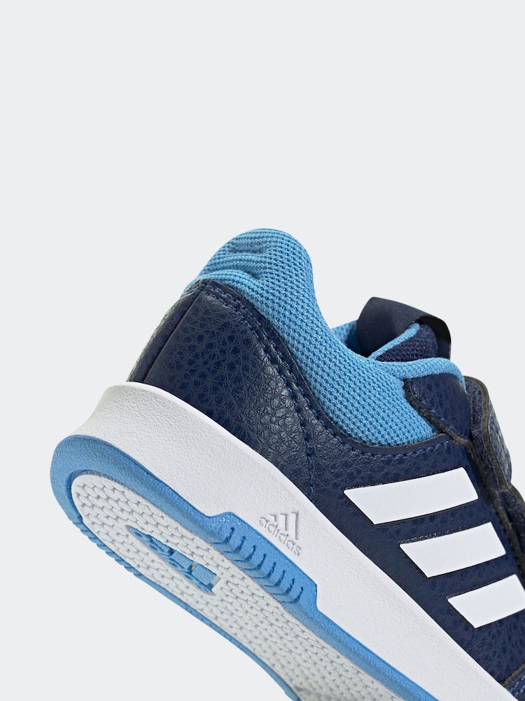 adidas Navy/Blue Black Tensaur Sport Hook and Loop Trainers - Image 10 of 11