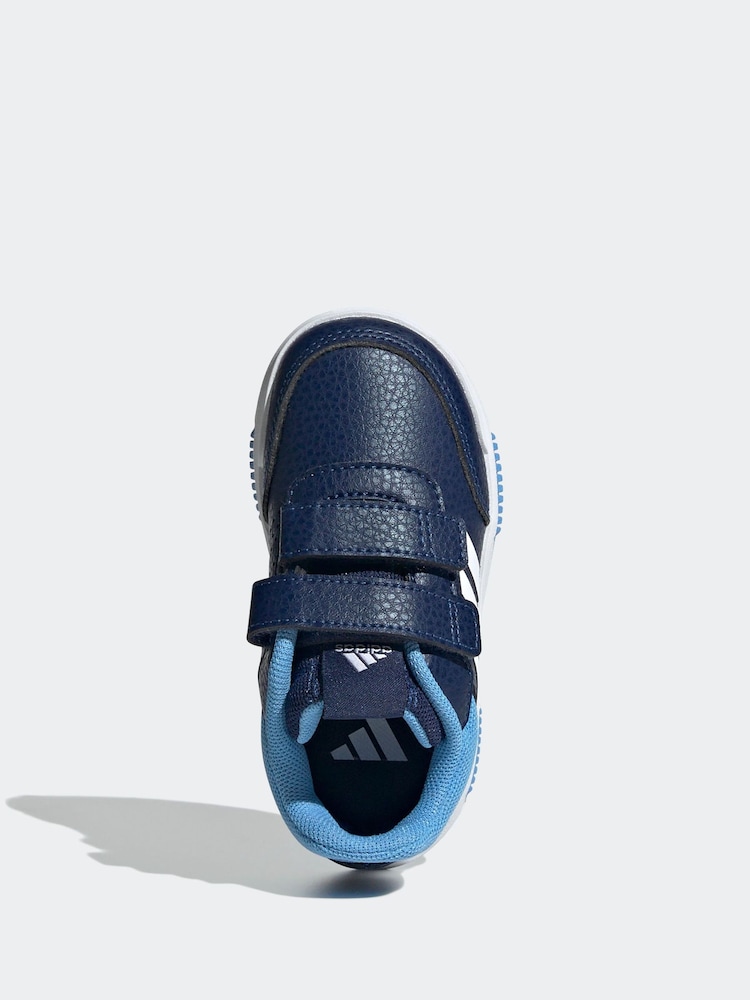adidas Navy/Blue Black Tensaur Sport Hook and Loop Trainers - Image 8 of 11