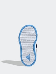 Azul marino/azul - adidas Black Tensaur Sport Hook and Loop Trainers - Imagen 9 de 11