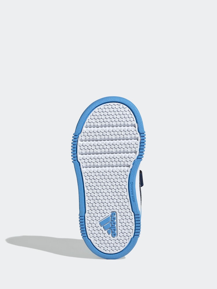 adidas Navy/Blue Black Tensaur Sport Hook and Loop Trainers - Image 9 of 11