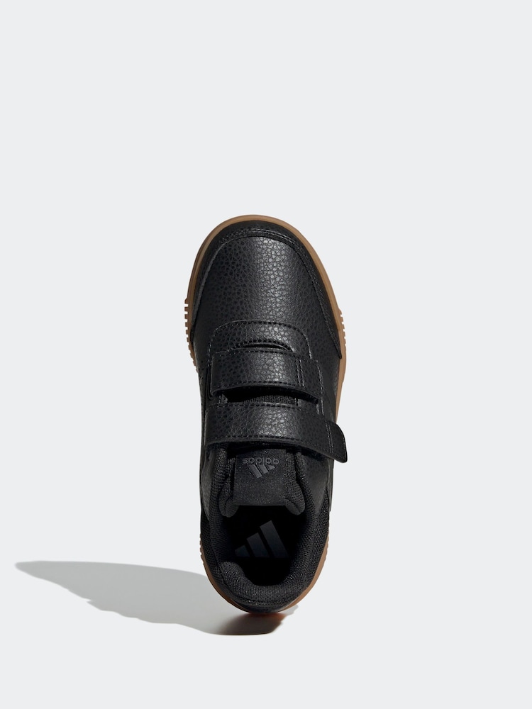 Adidas Black/Tan Hook and Loop Tensaur Sport Trainers - Image 6 of 9