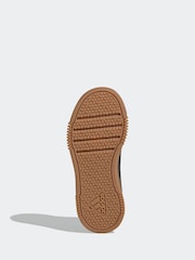 adidas Originals black/tan Black Tensaur Sport Lace Up Trainers - Image 9 of 11