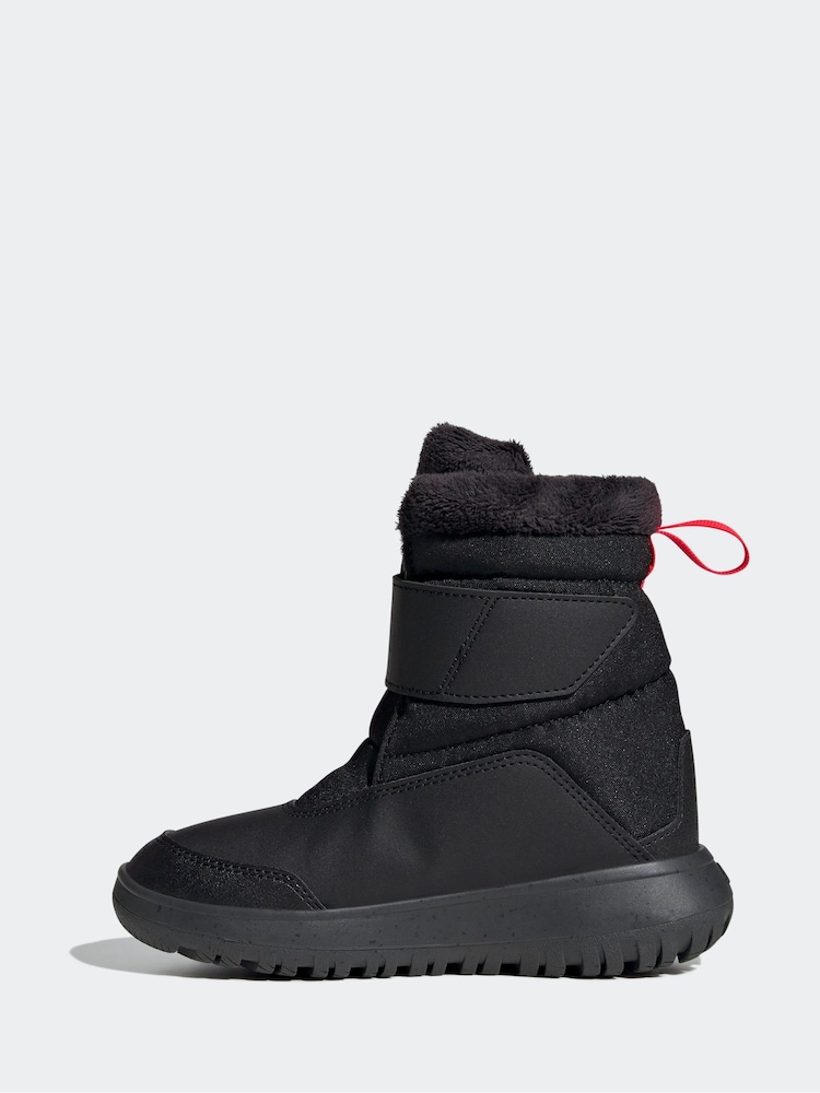 adidas Black Winterplay Trainers - Image 2 of 10