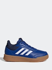 Синий/светло-коричневый - adidas Originals Black Tensaur Sport Lace Up Trainers - Image 1 of 9