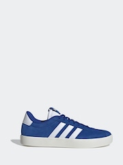 adidas Bright Blue VL Court Trainers - Image 1 of 9