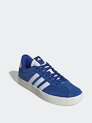 adidas Bright Blue VL Court Trainers - Image 5 of 9