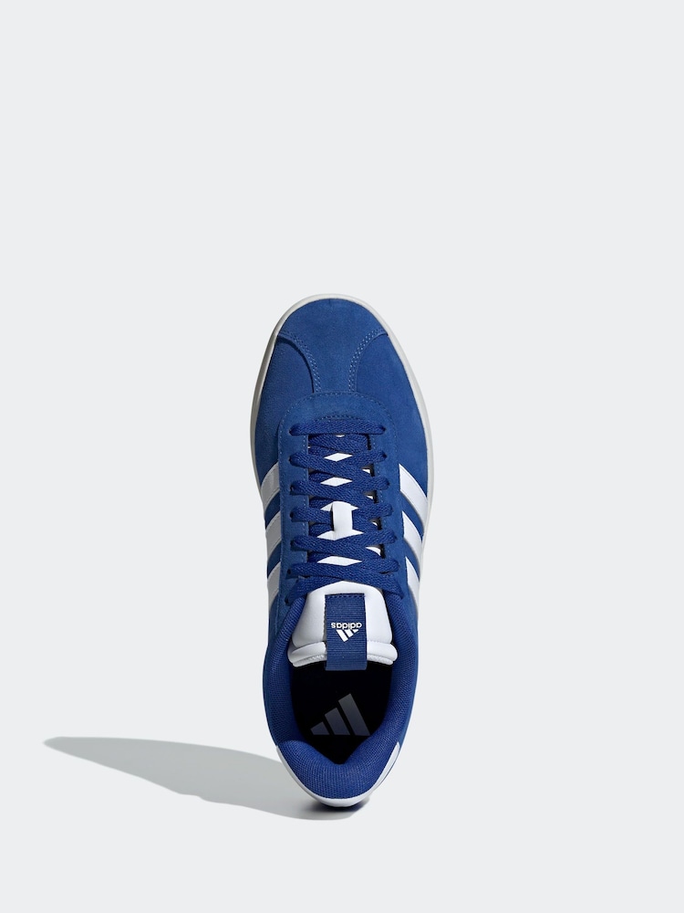adidas Bright Blue VL Court Trainers - Image 6 of 9