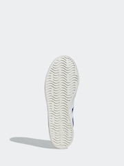 adidas Bright Blue VL Court Trainers - Image 7 of 9