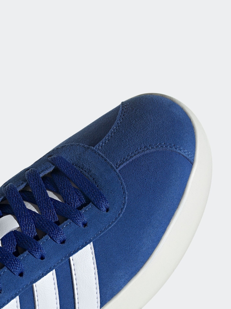 adidas Bright Blue VL Court Trainers - Image 8 of 9