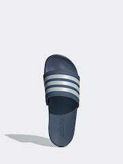 adidas Light Blue Adilette Comfort Slides - Image 5 of 8