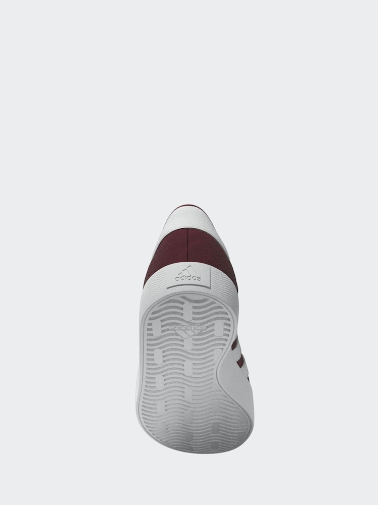 adidas Red VL Court Trainers - Image 11 of 15