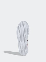 adidas Red VL Court Trainers - Image 13 of 15