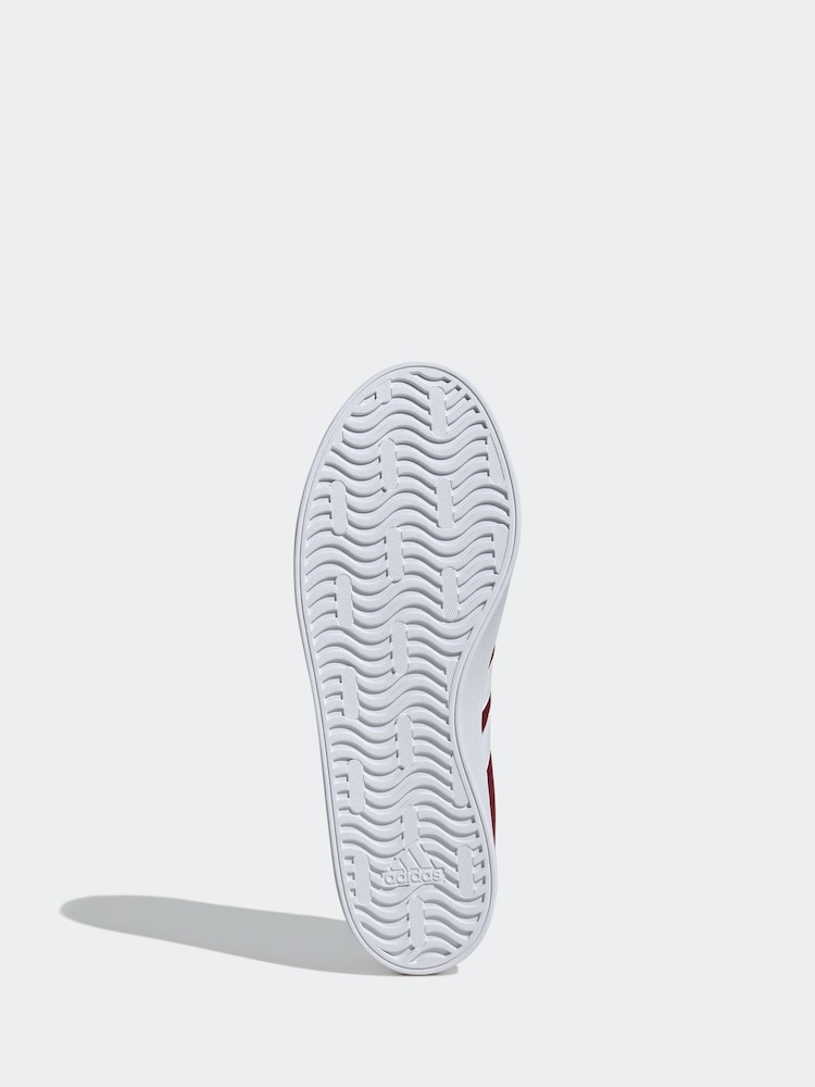 adidas Red VL Court Trainers - Image 13 of 15
