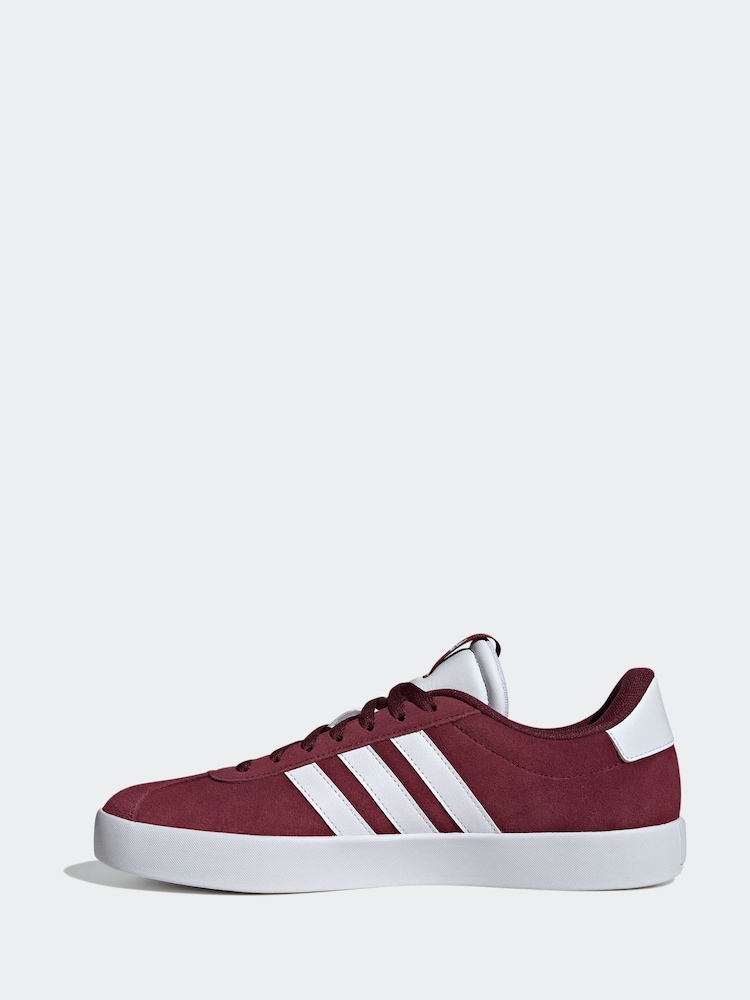 adidas Red VL Court Trainers - Image 2 of 15