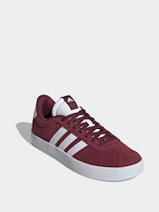 adidas Red VL Court Trainers - Image 3 of 15