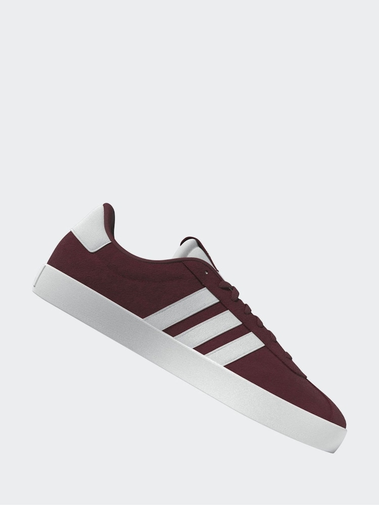 adidas Red VL Court Trainers - Image 7 of 15