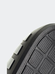 adidas Black Adilette Flow Slides - Image 8 of 9