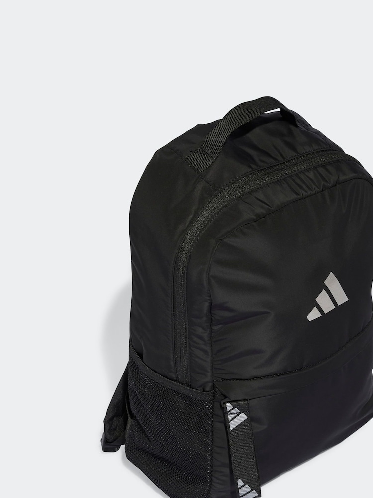 adidas Black Sport Padded Backpack - Image 2 of 6 adidas Black Sport Padded Backpack - Image 2 of 6