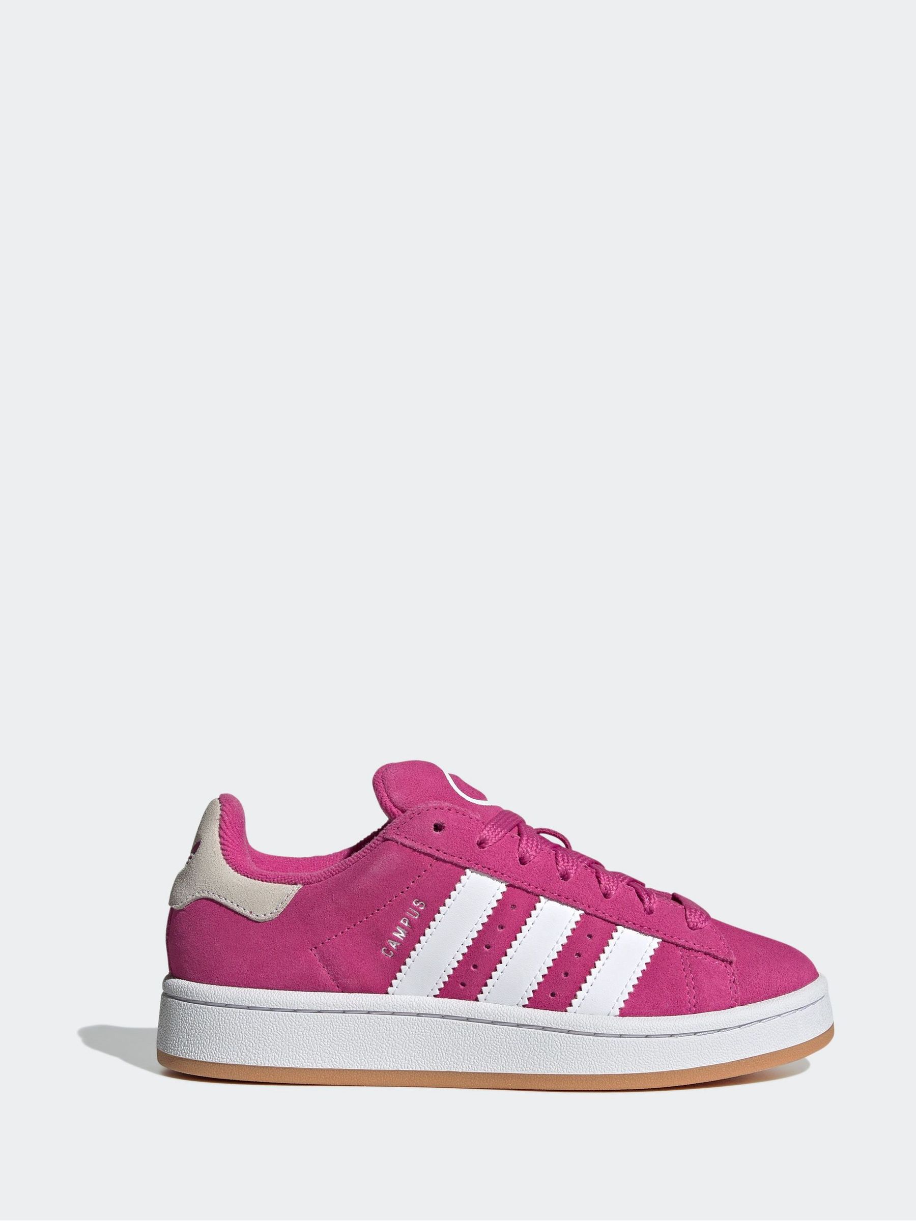 Pink adidas campus trainers clearance