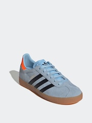 adidas Originals Blue Junior Gazelle Trainers - Image 14 of 16