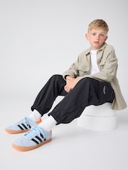 adidas Originals Blue Junior Gazelle Trainers - Image 3 of 14