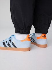adidas Originals Blue Junior Gazelle Trainers - Image 7 of 14