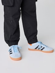 adidas Originals Blue Junior Gazelle Trainers - Image 9 of 14