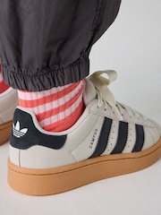 adidas Grey/Black Junior Campus 00s Trainers - Image 6 of 7