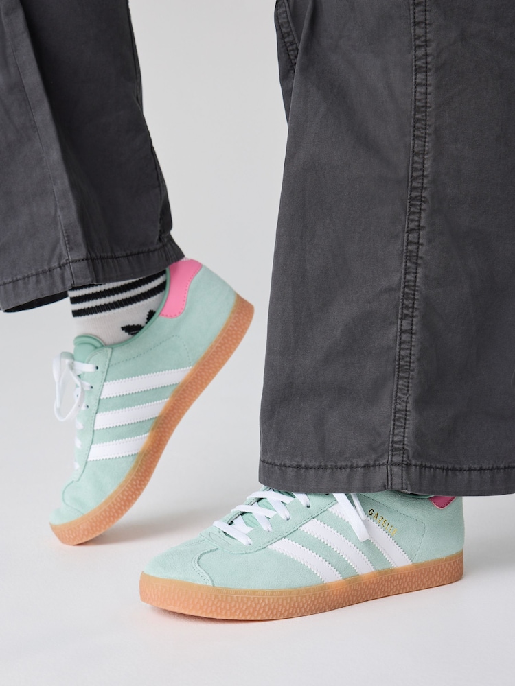 adidas Originals Green Gazelle Trainers - Image 1 of 11