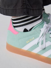 adidas Originals Green Gazelle Trainers - Image 4 of 11