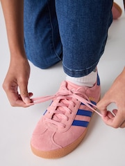 adidas Originals Pink Gazelle Trainers - Image 3 of 14