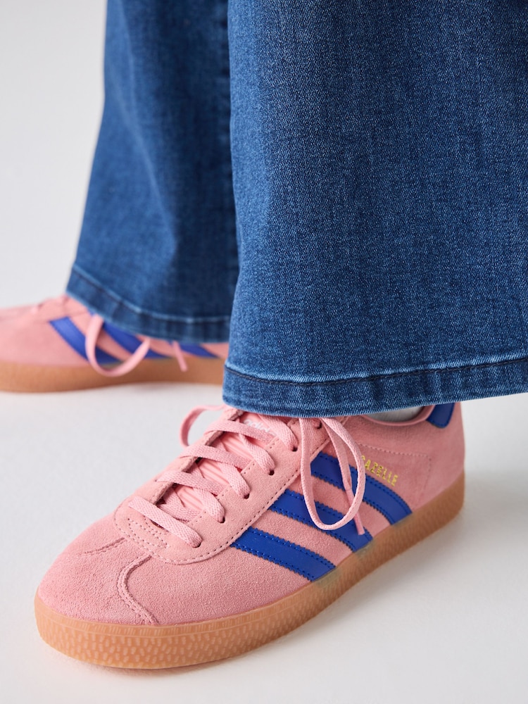 adidas Originals Pink Gazelle Trainers - Image 4 of 14