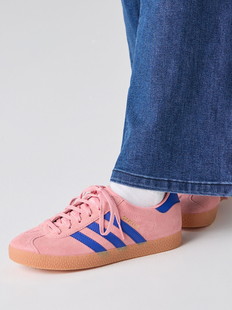 adidas Originals Pink Gazelle Trainers - Image 5 of 14