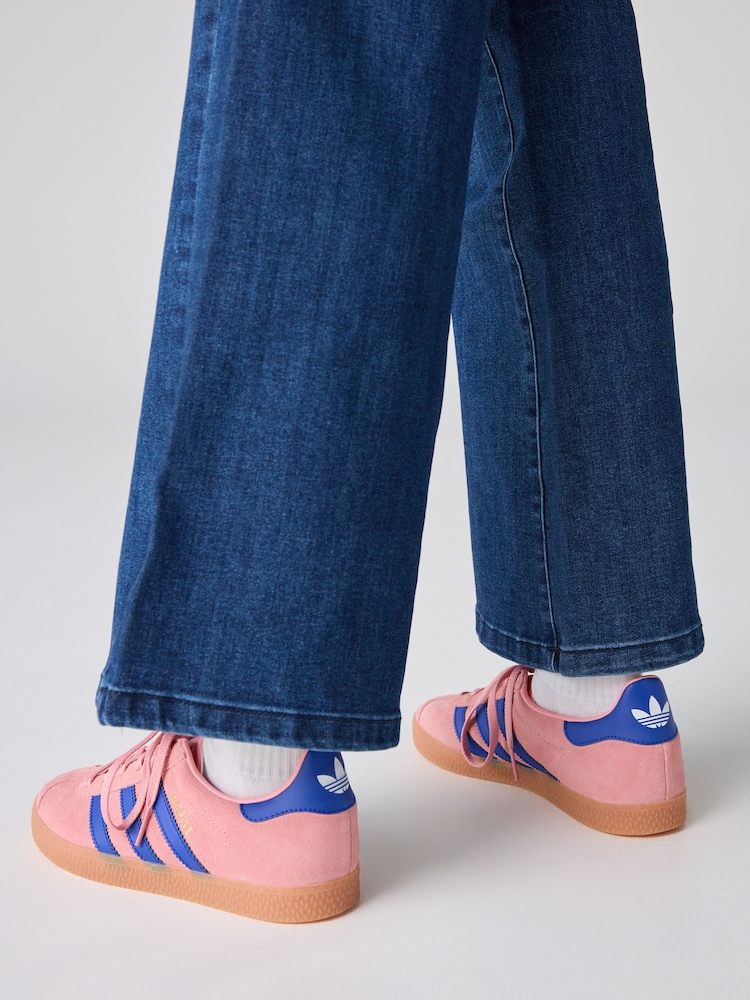adidas Originals Pink Gazelle Trainers - Image 6 of 14