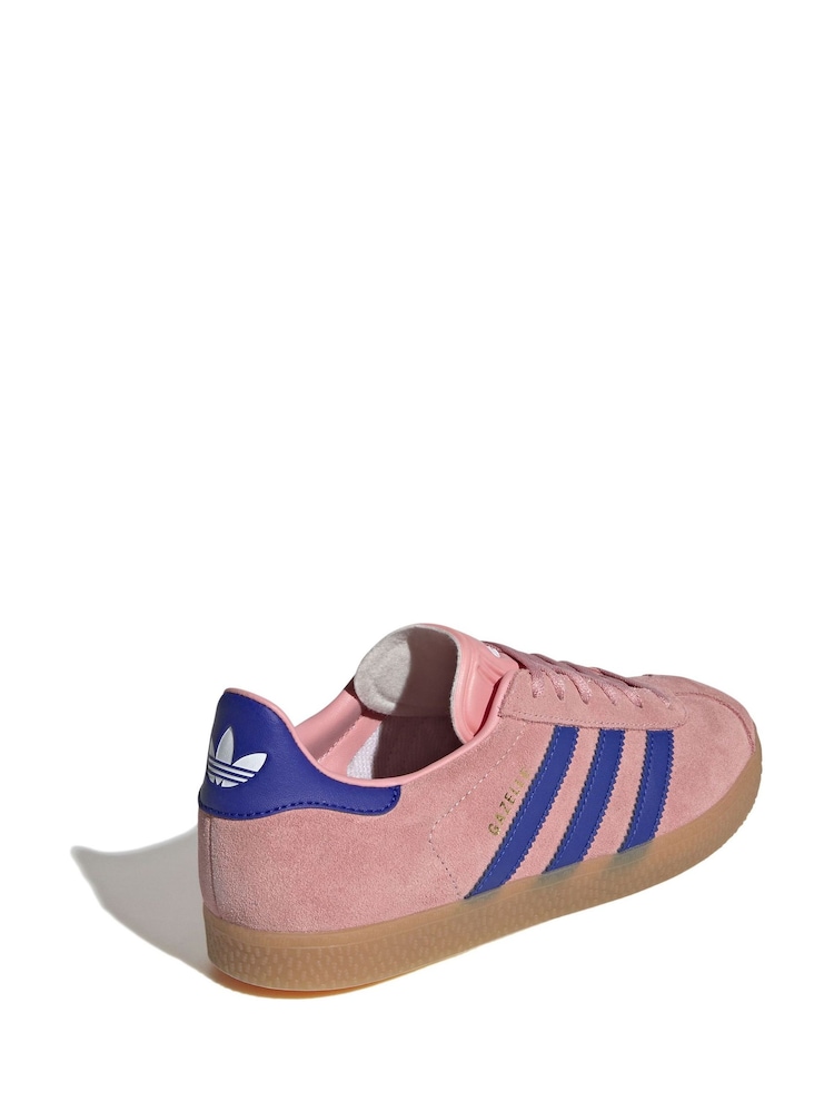 adidas Originals Pink Gazelle Trainers - Image 8 of 14