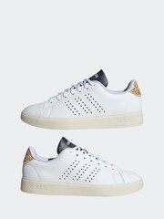adidas White adidas Advantage Animal Trainers - Image 15 of 15