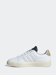 adidas White adidas Advantage Animal Trainers - Image 5 of 15